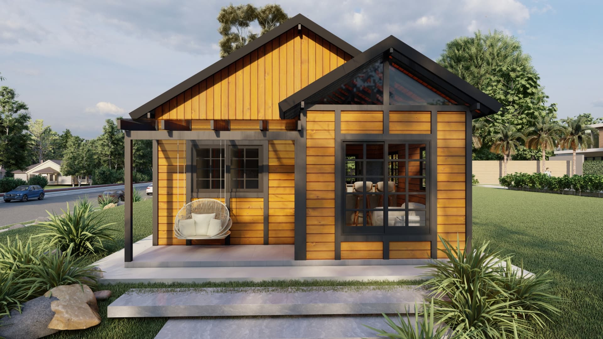 Render do P02 — 41,02m²