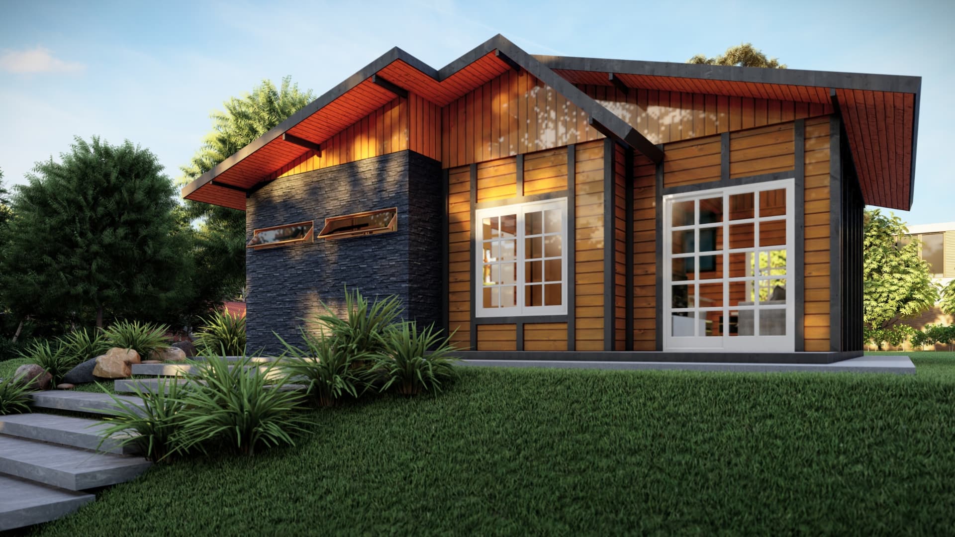 Render do P04 — 57,10m²