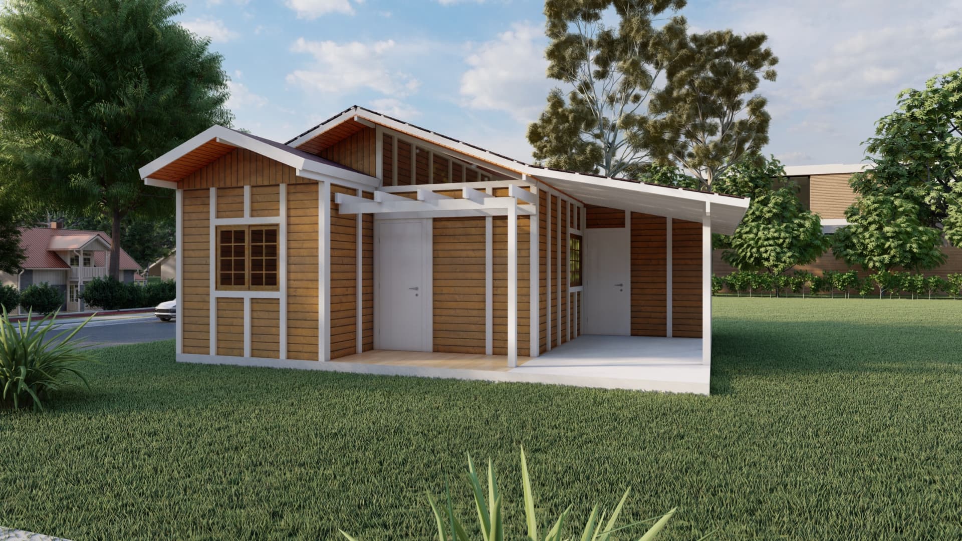 Render do P21 — 57,64m²