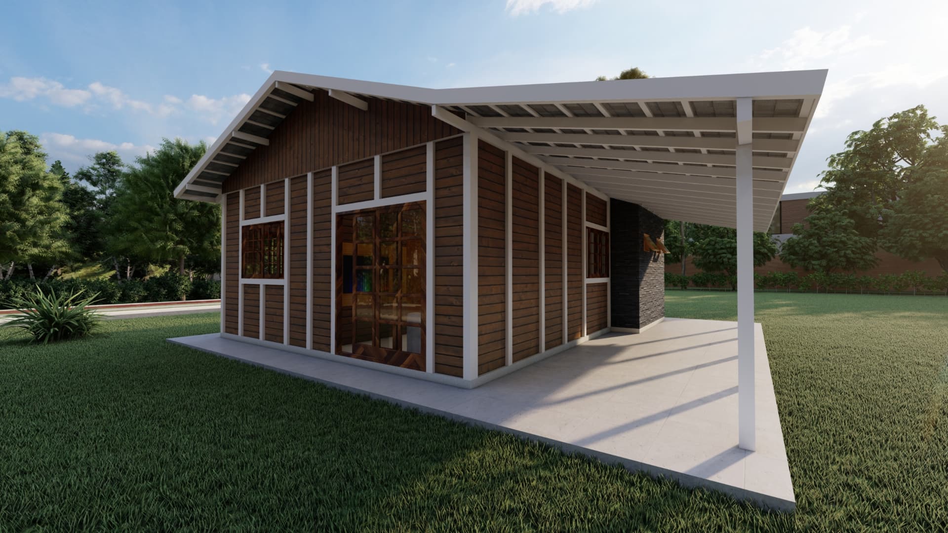 Render do P06 — 74,34m²