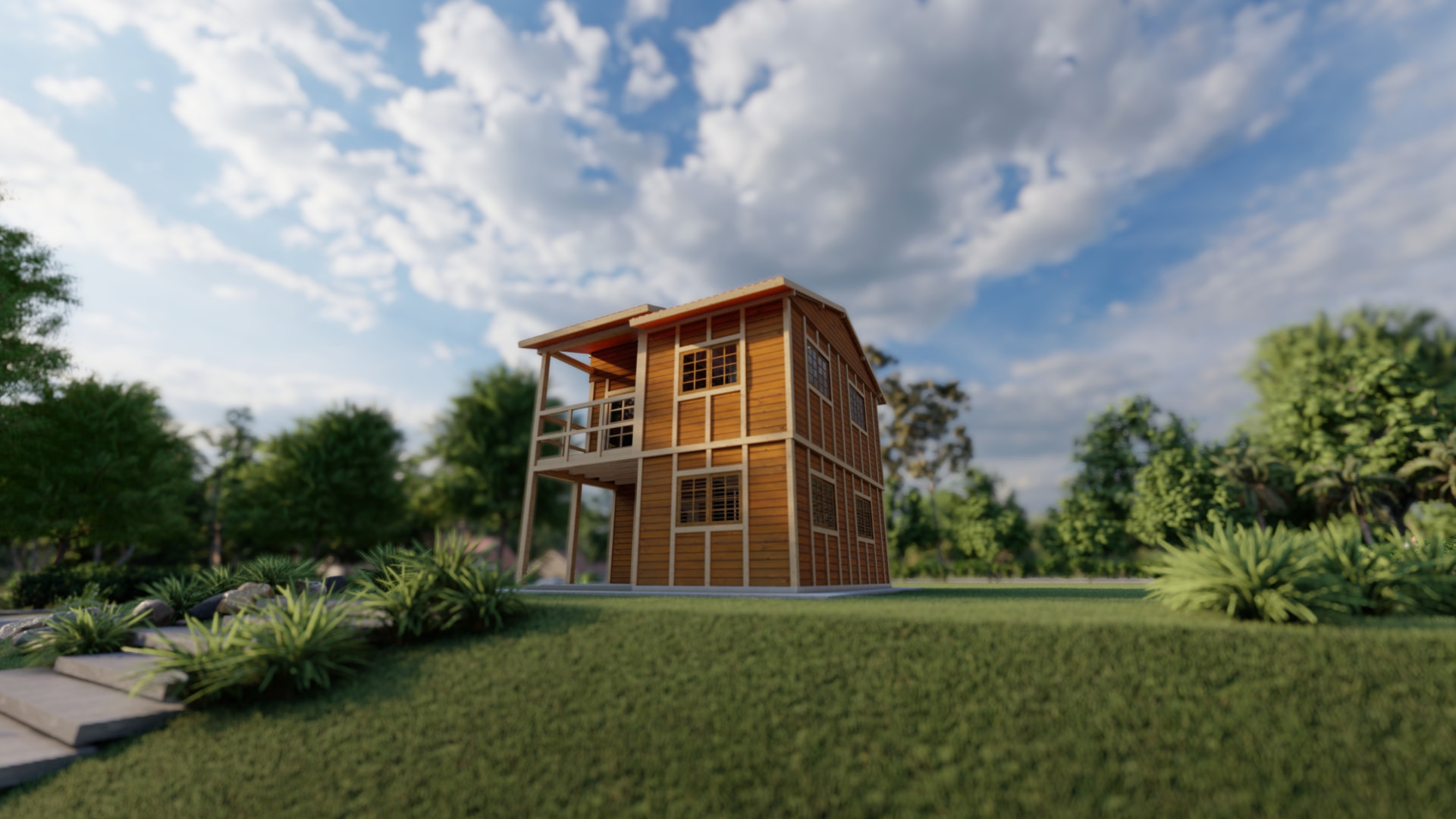Render do P01 — 103,31m²