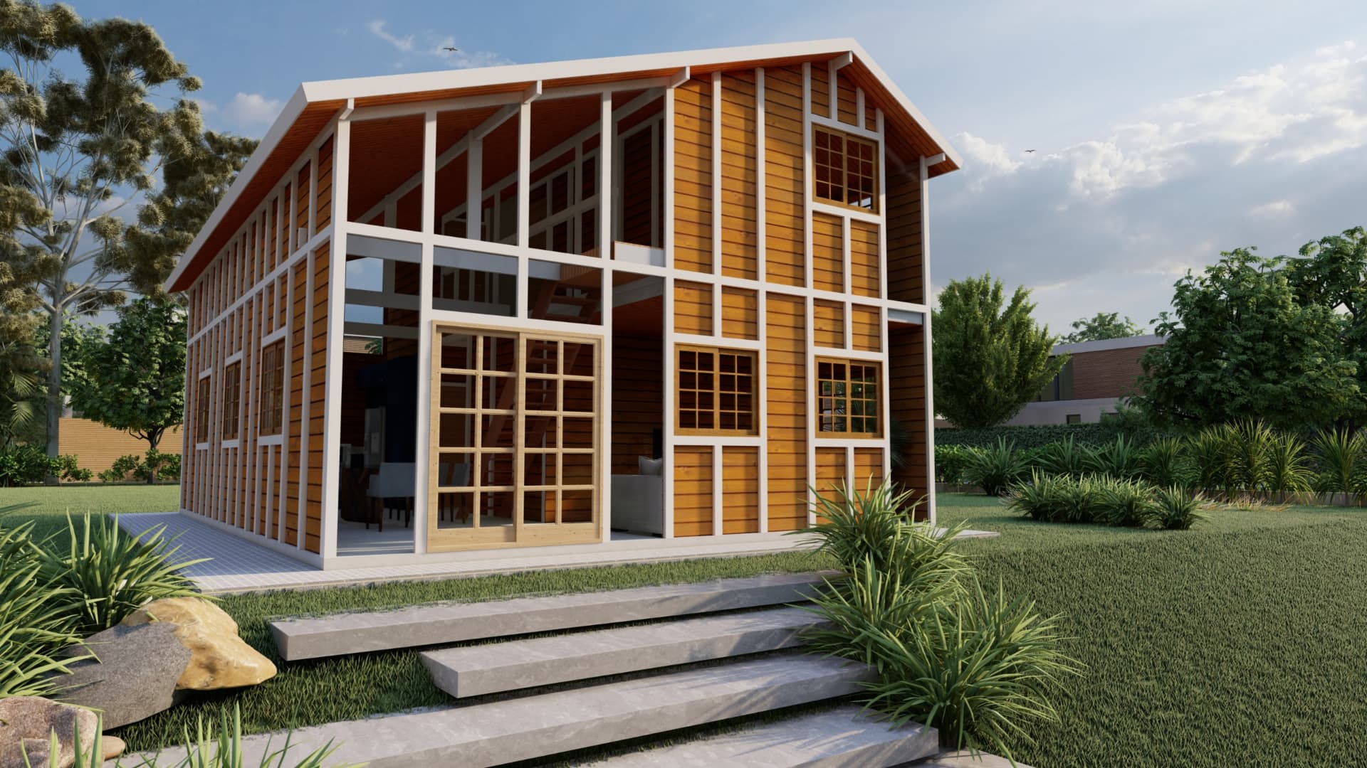 Render do P12 — 122,25m²